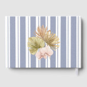 Livre D'or Beach House Blue Stripes Côte Boho Ferme (Verso)