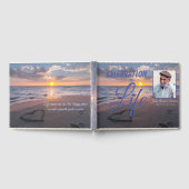 Livre D'or Beach Sunset Celebration Life Blue Guest Book (Complet)