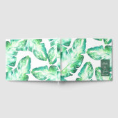 Livre D'or Beachy White Green Feuille Mariage (Complet)
