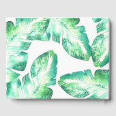 Livre D'or Beachy White Green Feuille Mariage (Verso)