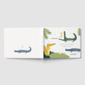 Livre D'or Beau Alligator Chompe N'importe quel Anniversaire  (Complet)