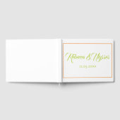 Livre D'or Beau orange et vert (Complet)