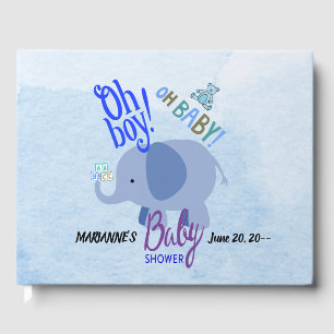 Livre D'or Bébé Blues Bash Baby shower