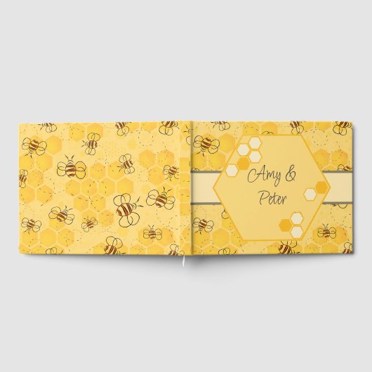 Livre D'or Bee Buzzing Honey Bees mignonne (Complet)