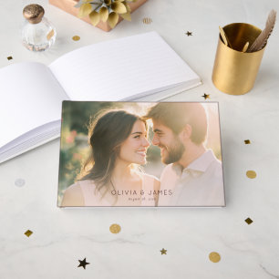 Livre D'or Beige Romantique Photo Contemporaine