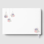 Livre D'or Belle aquarelle Succulents Mariage (Verso)