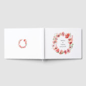 Livre D'or Belle fleur rose et rouge pavot (Complet)