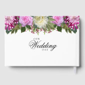 Livre D'or Belle florale rose (Verso)