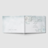 Livre D'or Belle glace bleu et rose blanche (Complet)