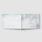 Livre D'or Belle Lilac bleu glace et Rose blanche (Complet)