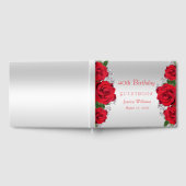 Livre D'or Belle Romantique Roses Rouges Anniversaire (Complet)
