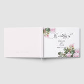 Livre D'or Belle rose peinte Roses BarefootBride™ (Complet)