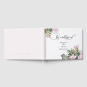 Livre D'or Belle rose peinte Roses BarefootBride™ (Complet)