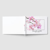 Livre D'or Belles fleurs de cerisiers roses (Complet)