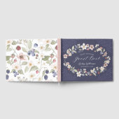 Livre D'or Berry Baby shower doux Fleurs et baies sauvages (Complet)
