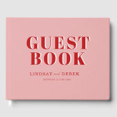 Livre D'or Best Day Ever! Bold Font Wedding (Recto)