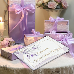 Livre D'or Bibliothèque Quinceañera de visitas