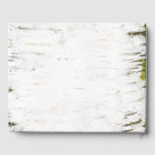 Livre D'or Birch Heart Rustic Mariage de automne (Verso)