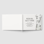 Livre D'or Birch Tree and Carved Heart Aquarelle rustique (Complet)