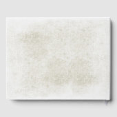 Livre D'or Birch Tree and Carved Heart Rustic Mariage (Verso)