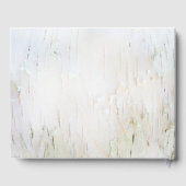 Livre D'or Birch Tree Heart Rustic Country (Verso)