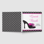 Livre D'or Black Heels Shoes with Black Polka Dots (Complet)