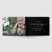Livre D'or Black In Loving Memory Memorial Funeral (Complet)