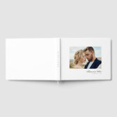 Livre D'or Blanc Elegant Moderne Simple Script Mariage photo (Complet)