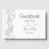 Livre d'or blanc Floral Ornate (Recto)