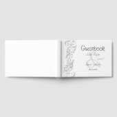 Livre d'or blanc Floral Ornate (Complet)