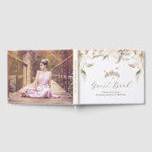 Livre d'or blanc Florals d'hiver Quinceanera (Complet)