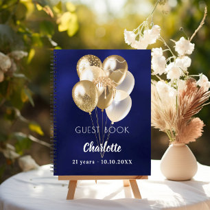 Livre d'or bleu