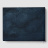 Livre D'or Bleu bleu bleu bleu rose rose marine Botanique (Verso)