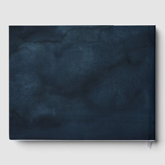 Livre D'or Bleu bleu bleu bleu rose rose marine Botanique (Verso)