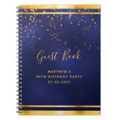 Livre d'or bleu de la fête du 90e anniversaire (Devant)