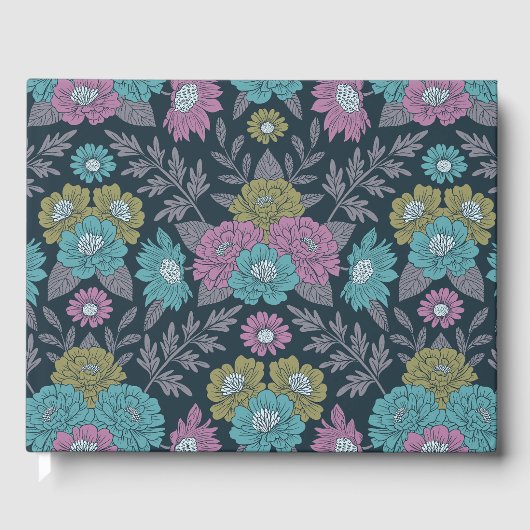 Livre D'or Bleu foncé, vert et violet (Recto)