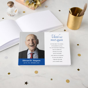 Livre D'or Bleu jusqu'à ce que nous nous rencontrions à nouve