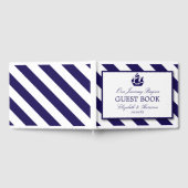 Livre D'or Bleu Mariage de navire marine (Complet)