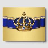 Livre d'or bleu Prince King Crown (Verso)