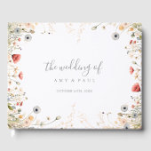 Livre D'or Blissful Colorful Boho Wildflower Wedding (Recto)
