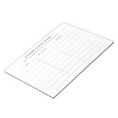 Livre d'or Bloc-notes pour l'exposition Art Craft (Incliné)