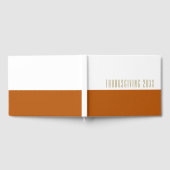 Livre D'or Blocage couleur blanche orange brulé GRÂCE À (Complet)