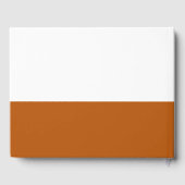 Livre D'or Blocage couleur blanche orange brulé GRÂCE À (Verso)