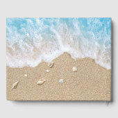 Livre D'or Blue Beach Waves Sandy Toes (Verso)