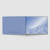 Livre d'or Blue Chic Formal Mariage ou douche (Complet)