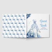 Livre D'or Blue Floral Dress Bridal Shower (Complet)