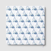 Livre D'or Blue Floral Dress Bridal Shower (Verso)