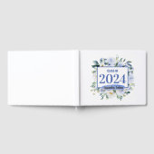 Livre D'or Blue Floral Rose Année de graduation (Complet)