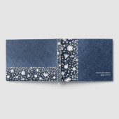 Livre D'or Blue Jean Denim & Diamonds Bling Diamond Mariage (Complet)