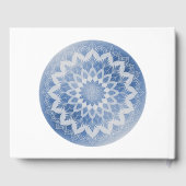 Livre D'or Blue Lace Mandala Wedding (Verso)